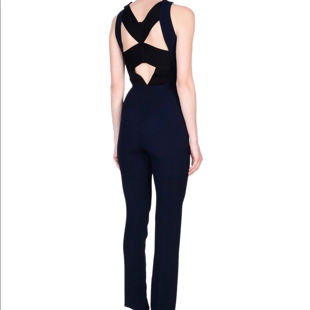 Roland Mouret Navy Jumpsuit